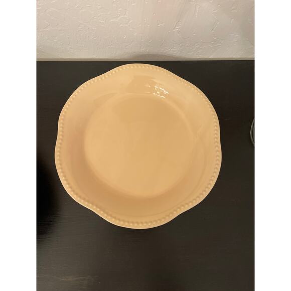 Pottery Barn EMMA butter yellow deep platters (2) - Picture 1 of 6